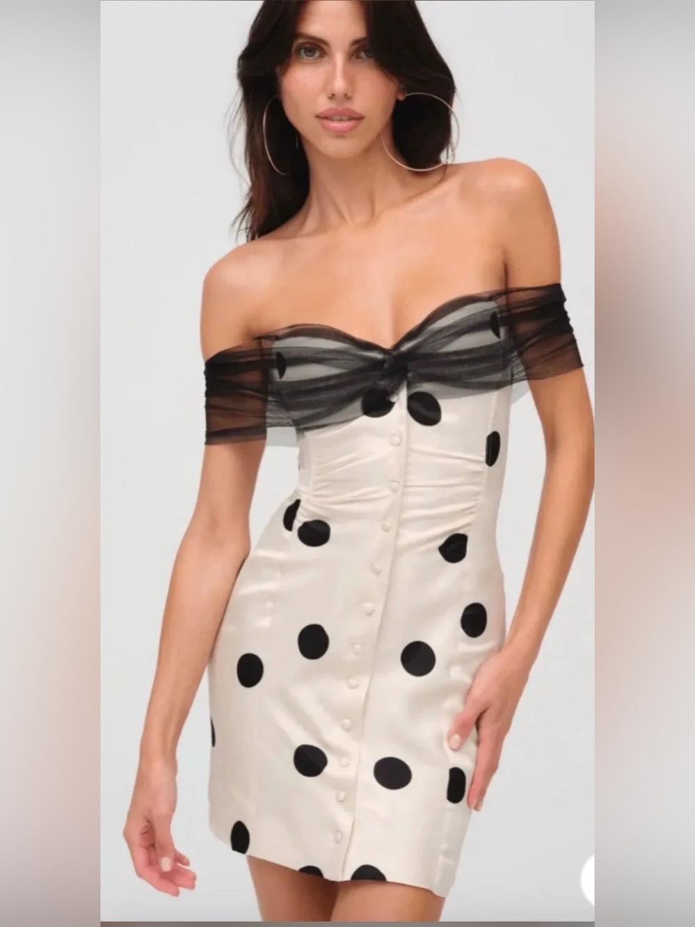 NWT FOR LOVE & LEMON
DOROTHY DOT MINI DRESS MSRP
$269 Size Small